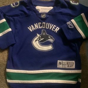 2-4T Reebok Vancouver Canuck youth toddler jersey